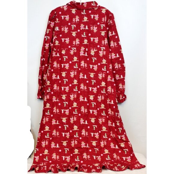NWT 2007 Gymboree Gingerbread Cookie Women Nightgown Pajamas Medium Family Mom - Picture 6 of 10